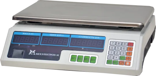 Весы торговые Мехэлектрон ВР4900-30-2Д-ДБ-06