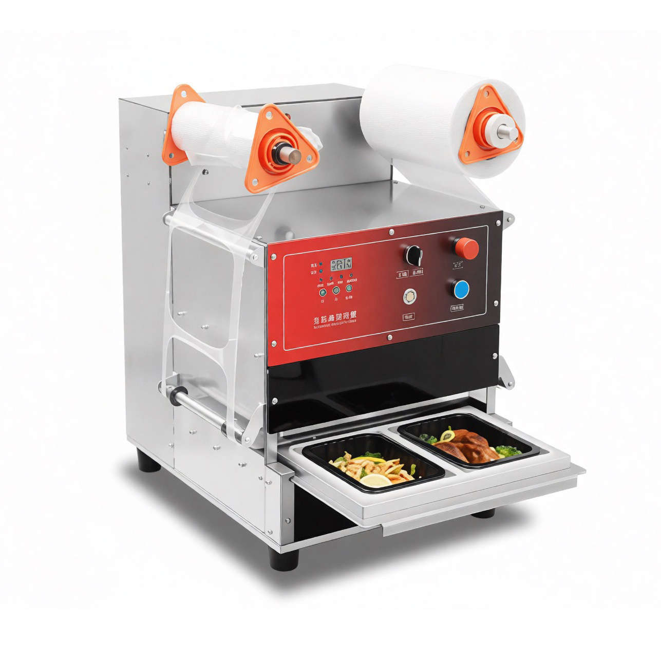 Автоматический запайщик  лотков HLS-300TA  (187*137*80, 2  лотка за цикл)