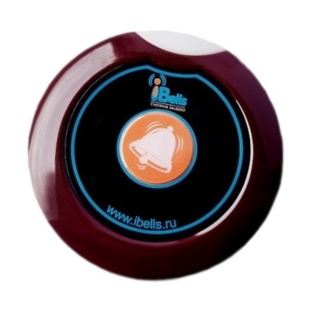 картинка кнопка вызова персонала ibells-305, вишневый от магазина Формула Торговли