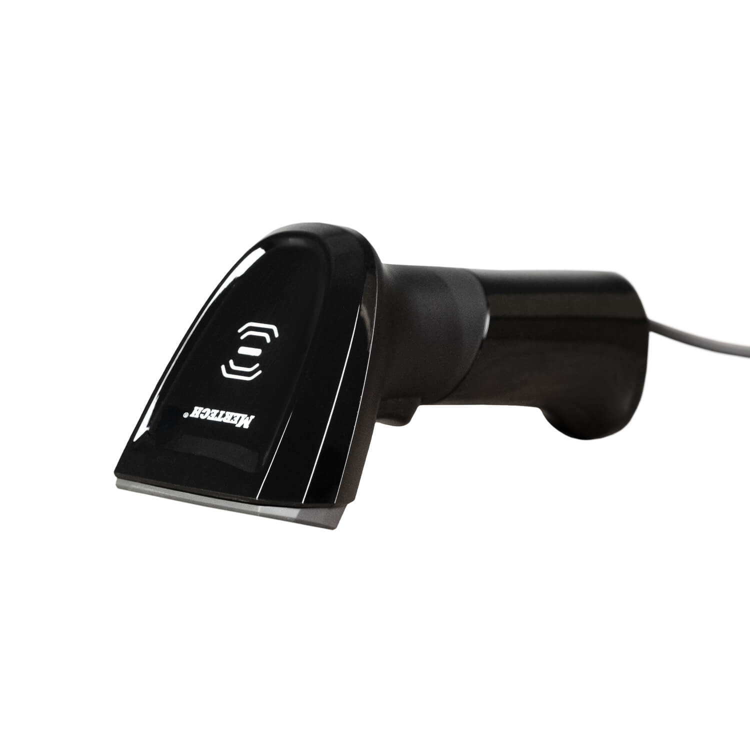 Проводной сканер штрих-кода MERTECH NS031 P2D USB, USB эмуляция RS232 black cable 2m