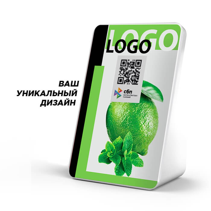 Дисплей QR кодов Mertech Full (USB, Bluetooth) с нанесением дизайна