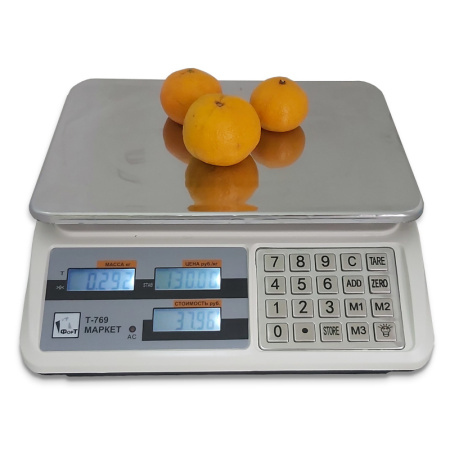 весы торговые форт-т 769 (32; 5) lcd маркет
