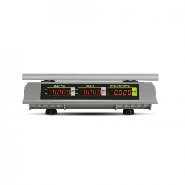 весы торговые m-er 326ac-15.2 с акб (без стойки) led slim